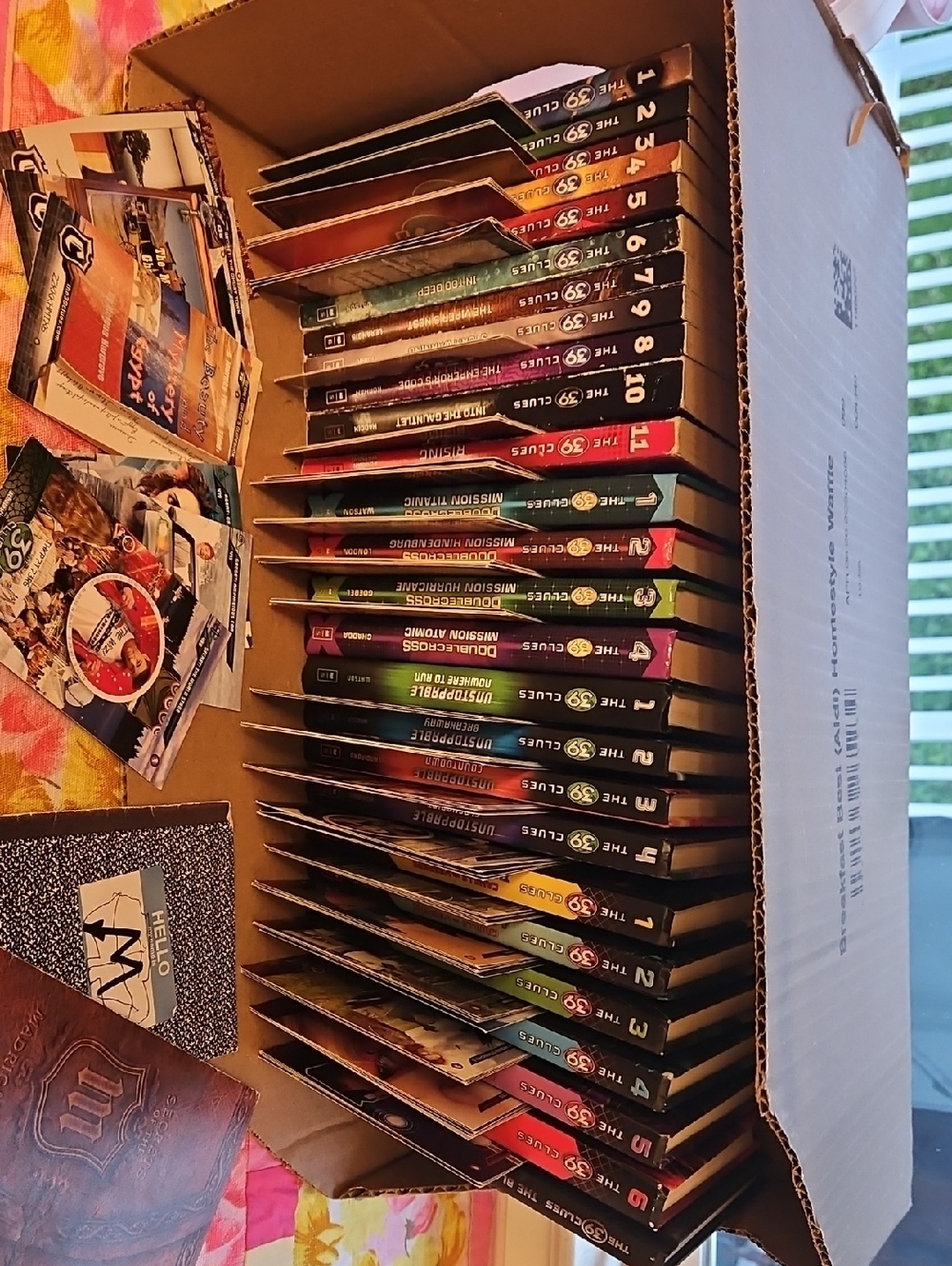 The 39 Clues Boxed Book Series Set - Colorful Spines